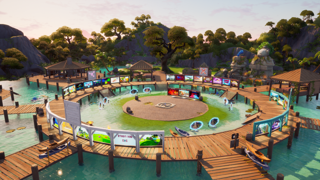 Tropical Jungle Resort is featured live as Welcome Hub